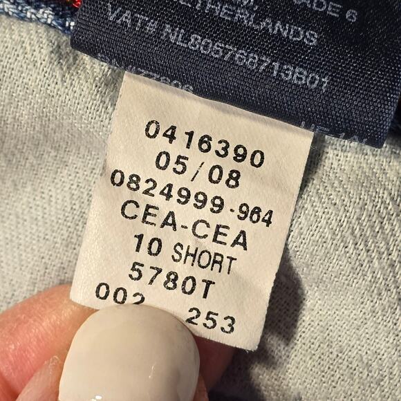 Tommy Hilfiger Blue Jeans Stretch Classic Bootcut Stonewash Denim Women 10 Short - Picture 3 of 11